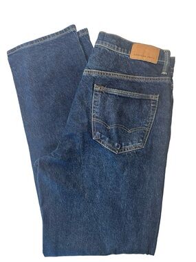 American Eagle Outfitters Indigo Straight-Leg Jeans